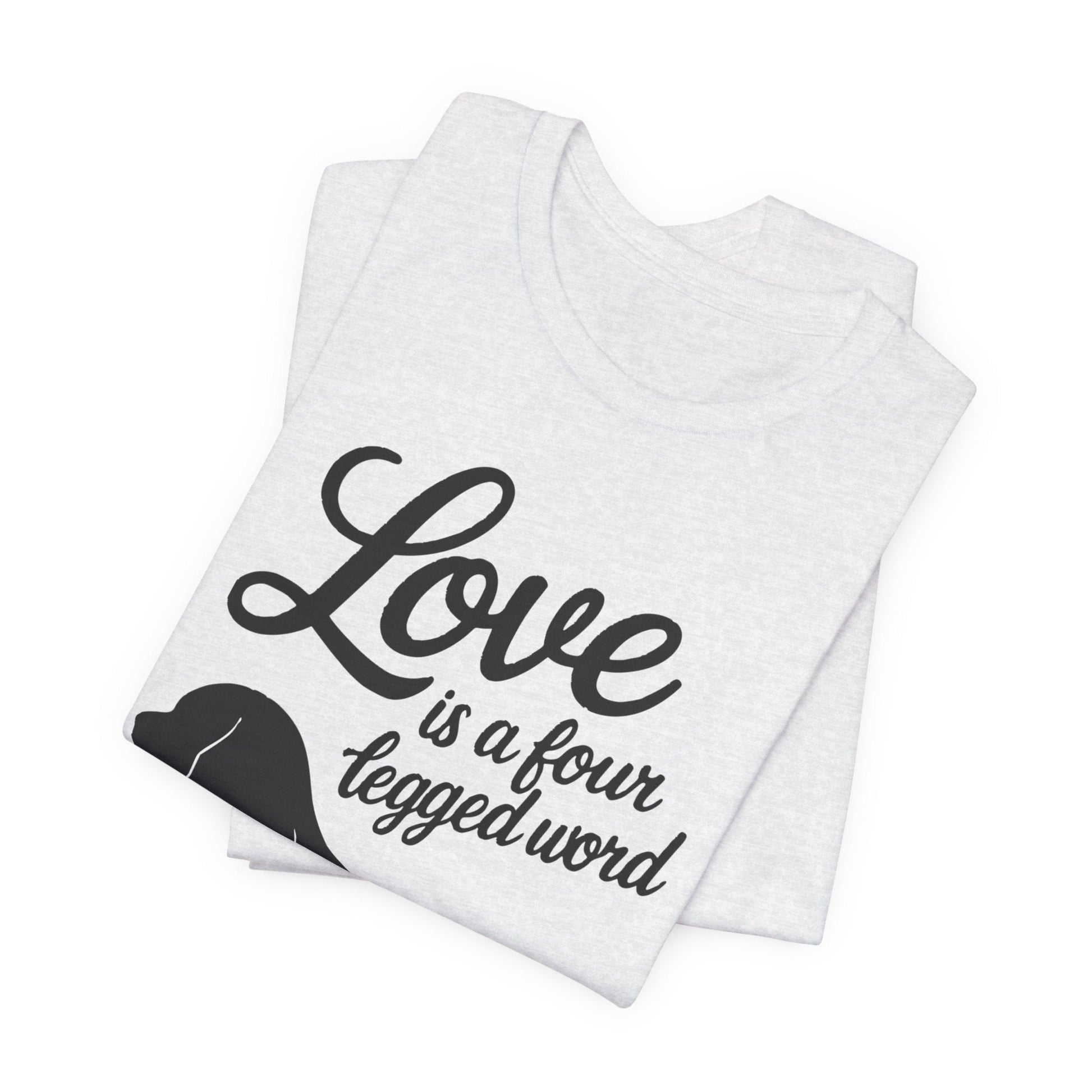 Printify T-Shirt Cavalier King Charles Four Legged Word TShirt