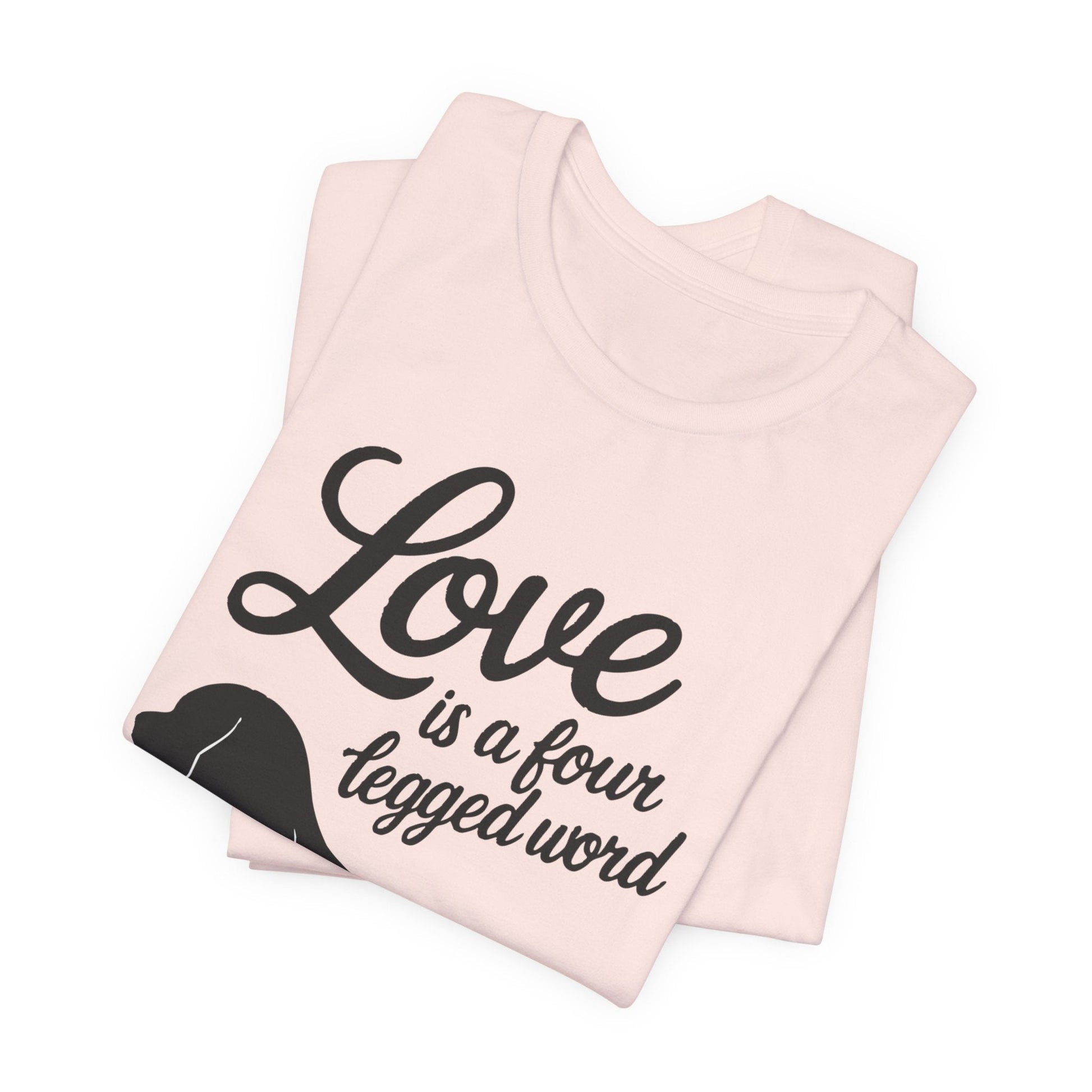 Printify T-Shirt Cavalier King Charles Four Legged Word TShirt