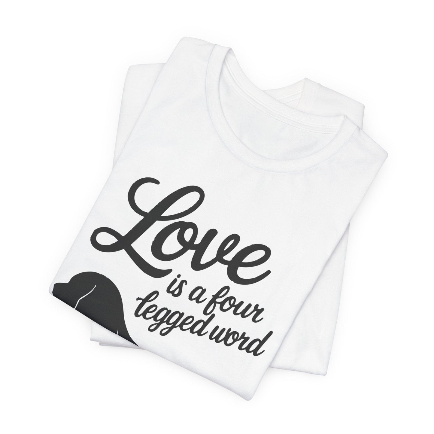 Printify T-Shirt Cavalier King Charles Four Legged Word TShirt