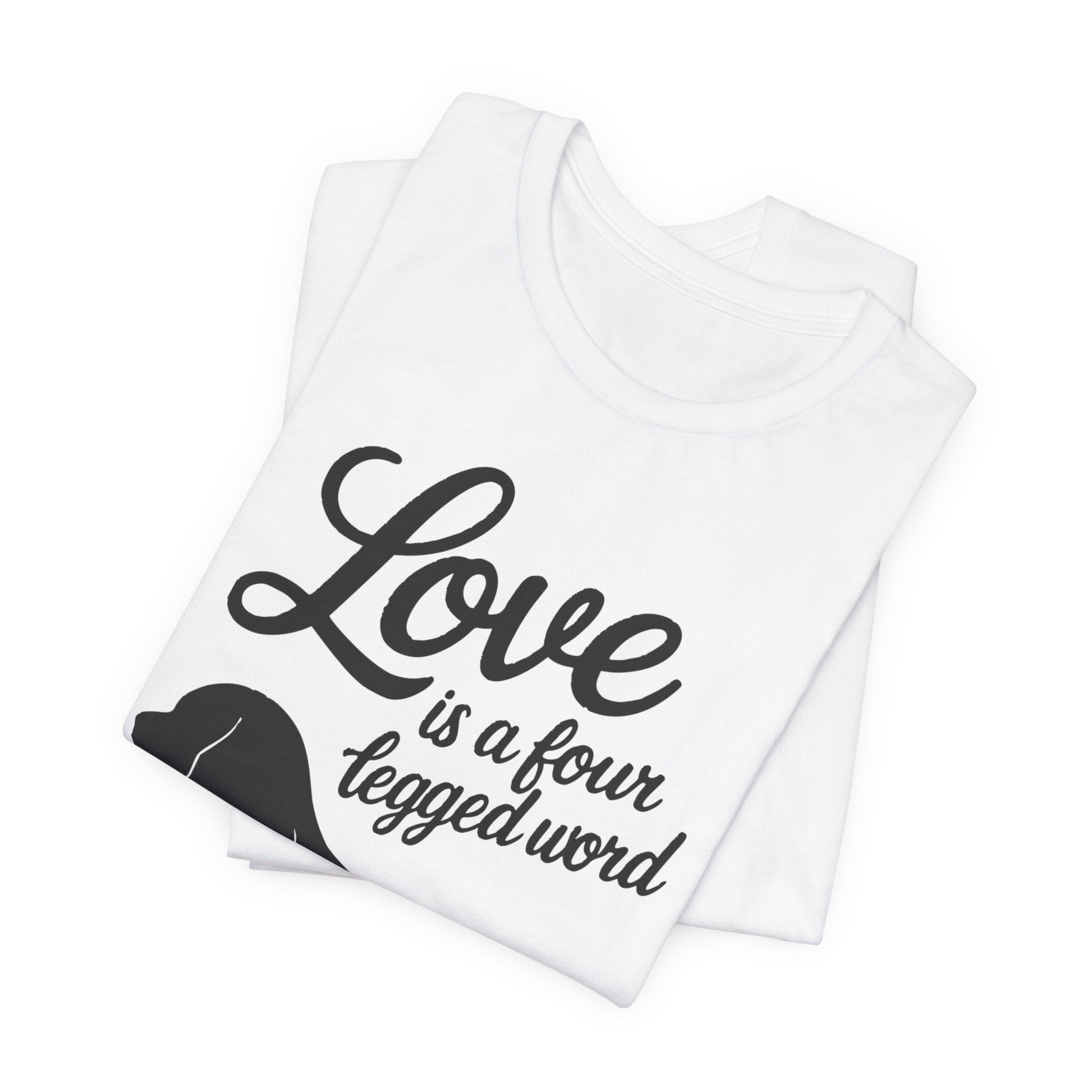 Printify T-Shirt Cavalier King Charles Four Legged Word TShirt