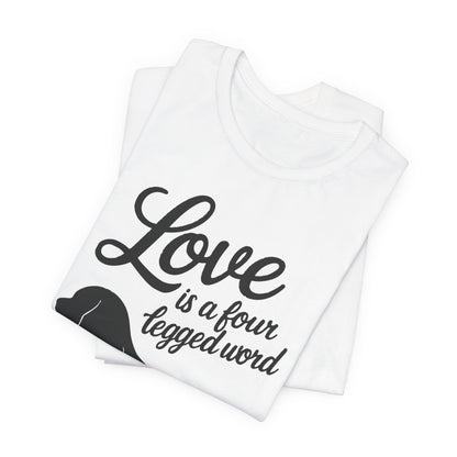 Printify T-Shirt Cavalier King Charles Four Legged Word TShirt