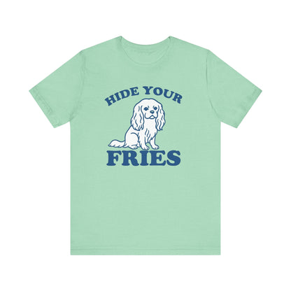 Printify T-Shirt Cavalier King Charles Fries TShirt