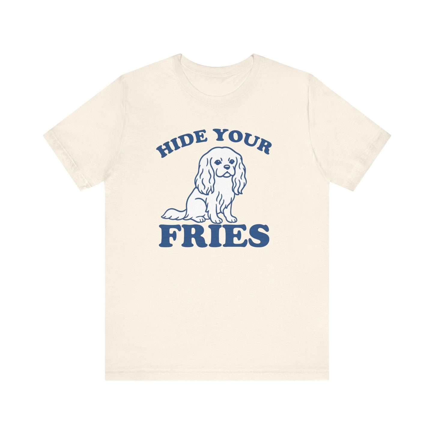 Printify T-Shirt Cavalier King Charles Fries TShirt