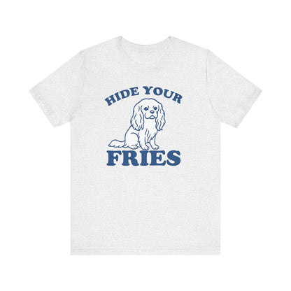Printify T-Shirt Cavalier King Charles Fries TShirt