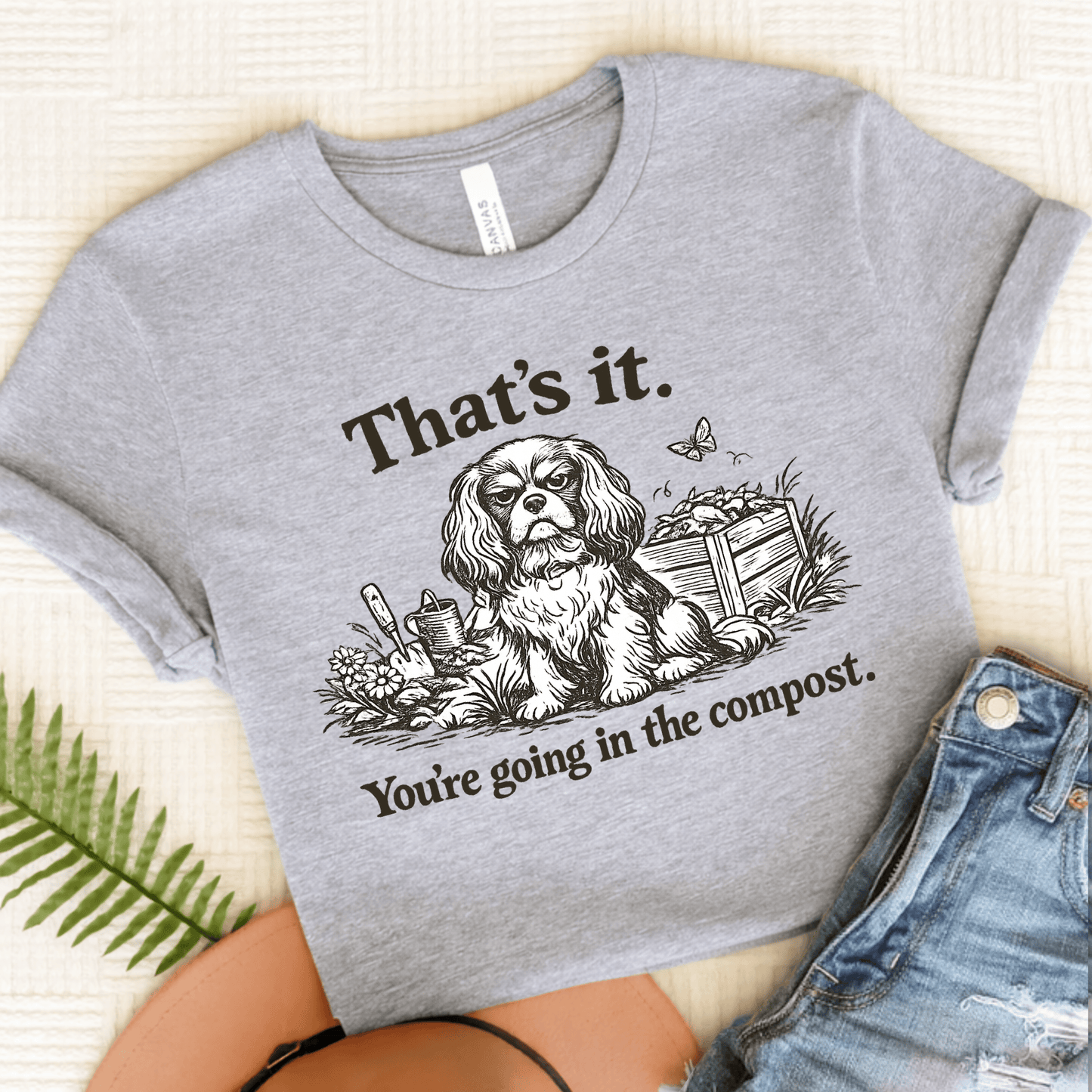 Cavalier Gardening Compost Unisex TShirt Athletic Heather