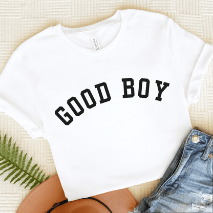 Dachshund Good Boy Unisex TShirt White