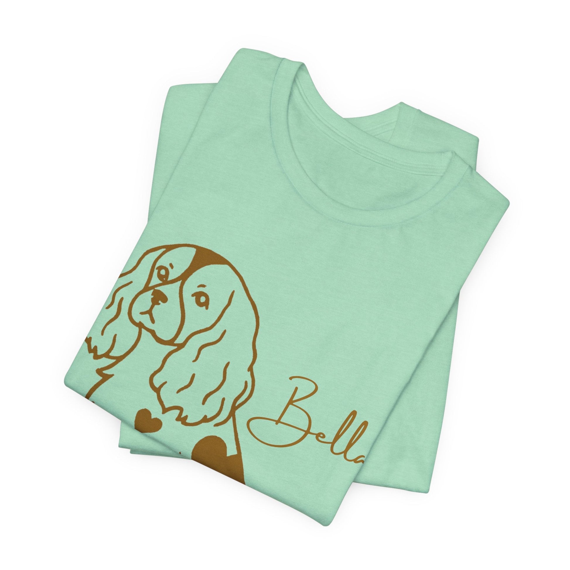 Cavalier King Charles Heart Dog TShirt