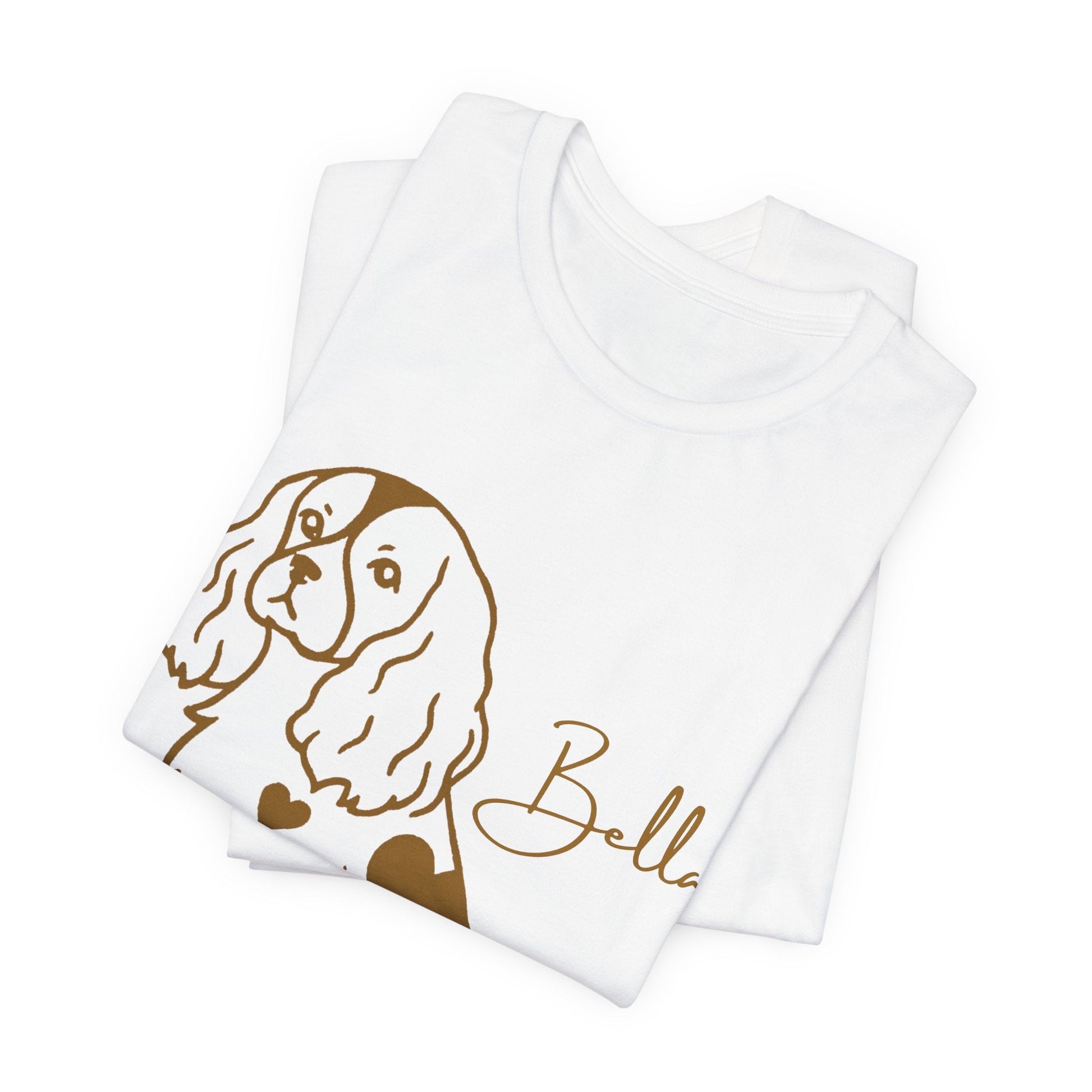 Cavalier King Charles Heart Dog TShirt