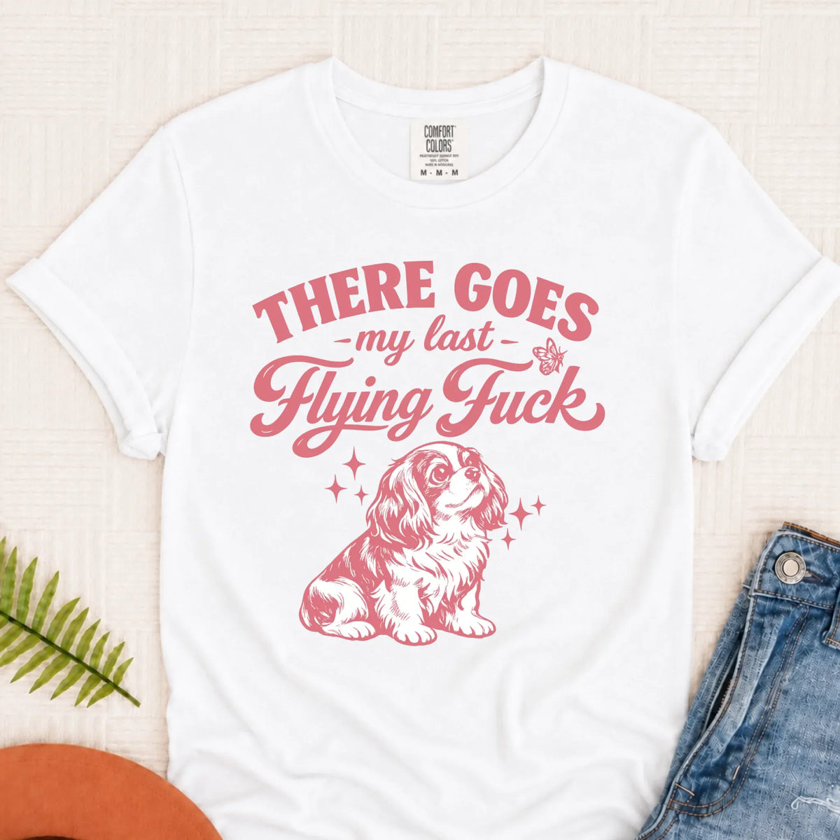 Cavalier King Charles Last Flying Snark Unisex TShirt White