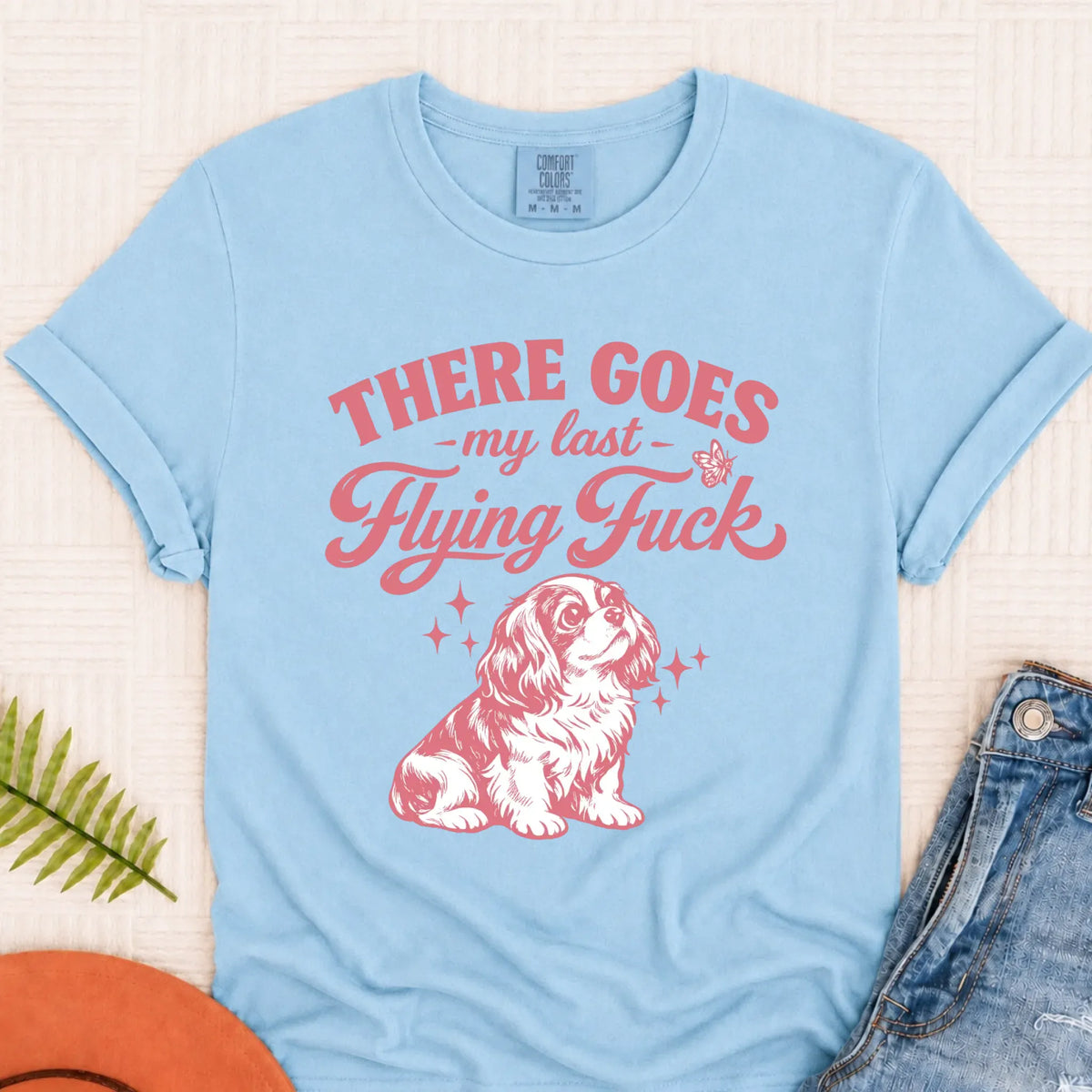 Cavalier King Charles Last Flying Snark Unisex TShirt Chambray