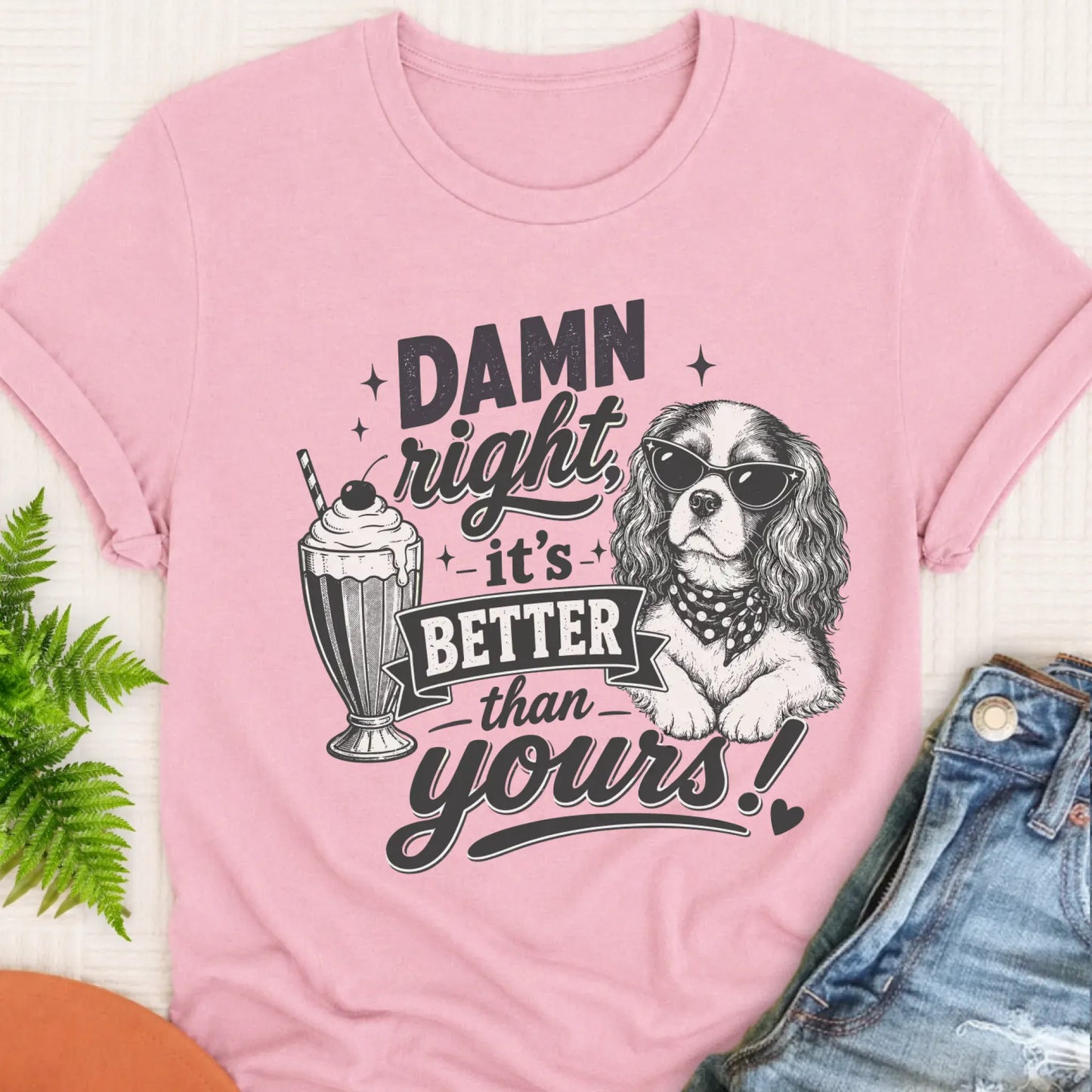 T-Shirt Blossom / S Cavalier King Charles Milkshake Unisex TShirt