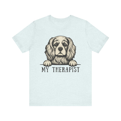 Printify T-Shirt Cavalier King Charles My Therapist TShirt