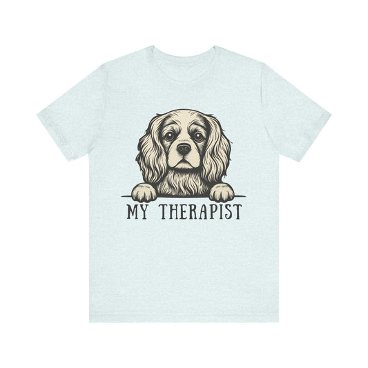 Printify T-Shirt Cavalier King Charles My Therapist TShirt