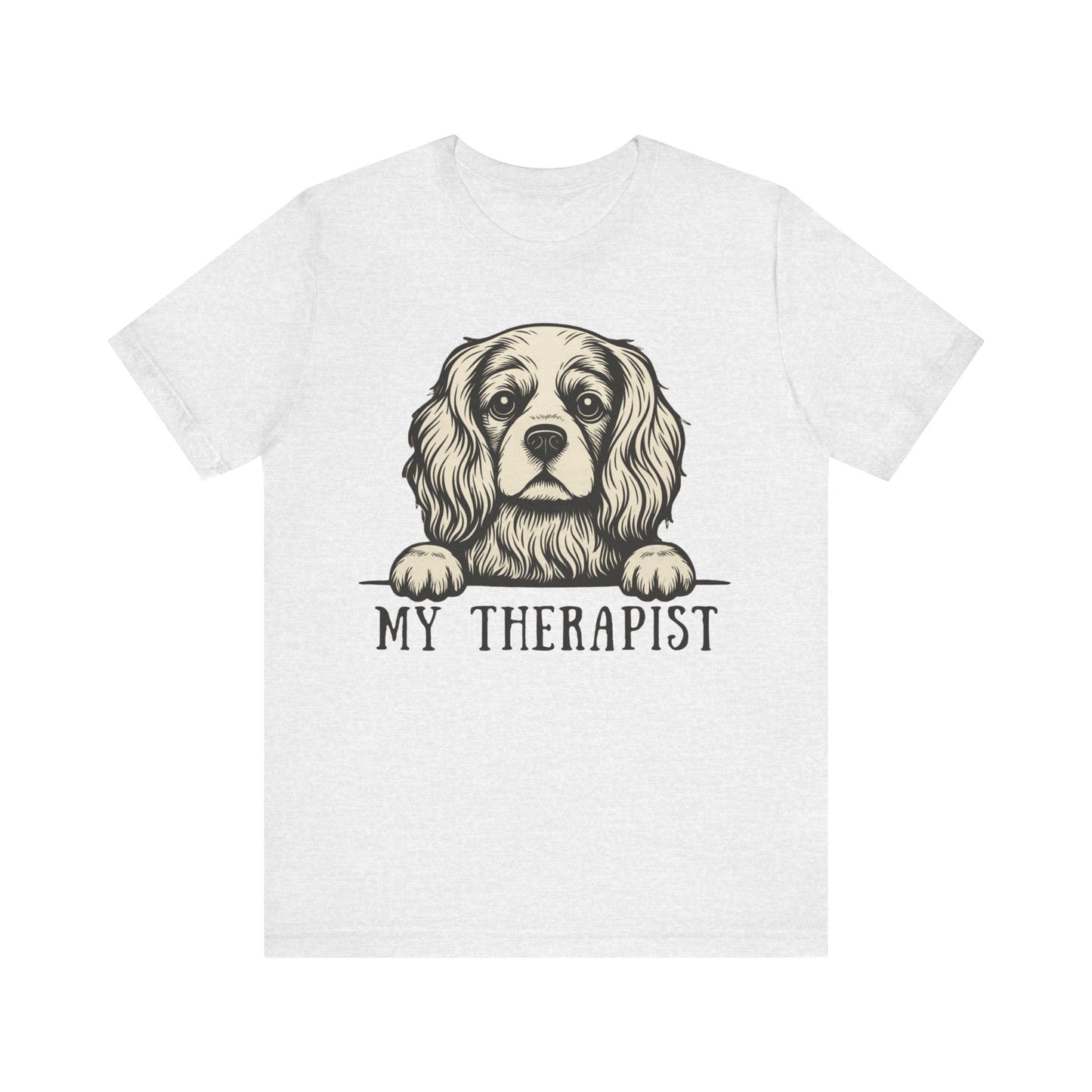 Printify T-Shirt Cavalier King Charles My Therapist TShirt