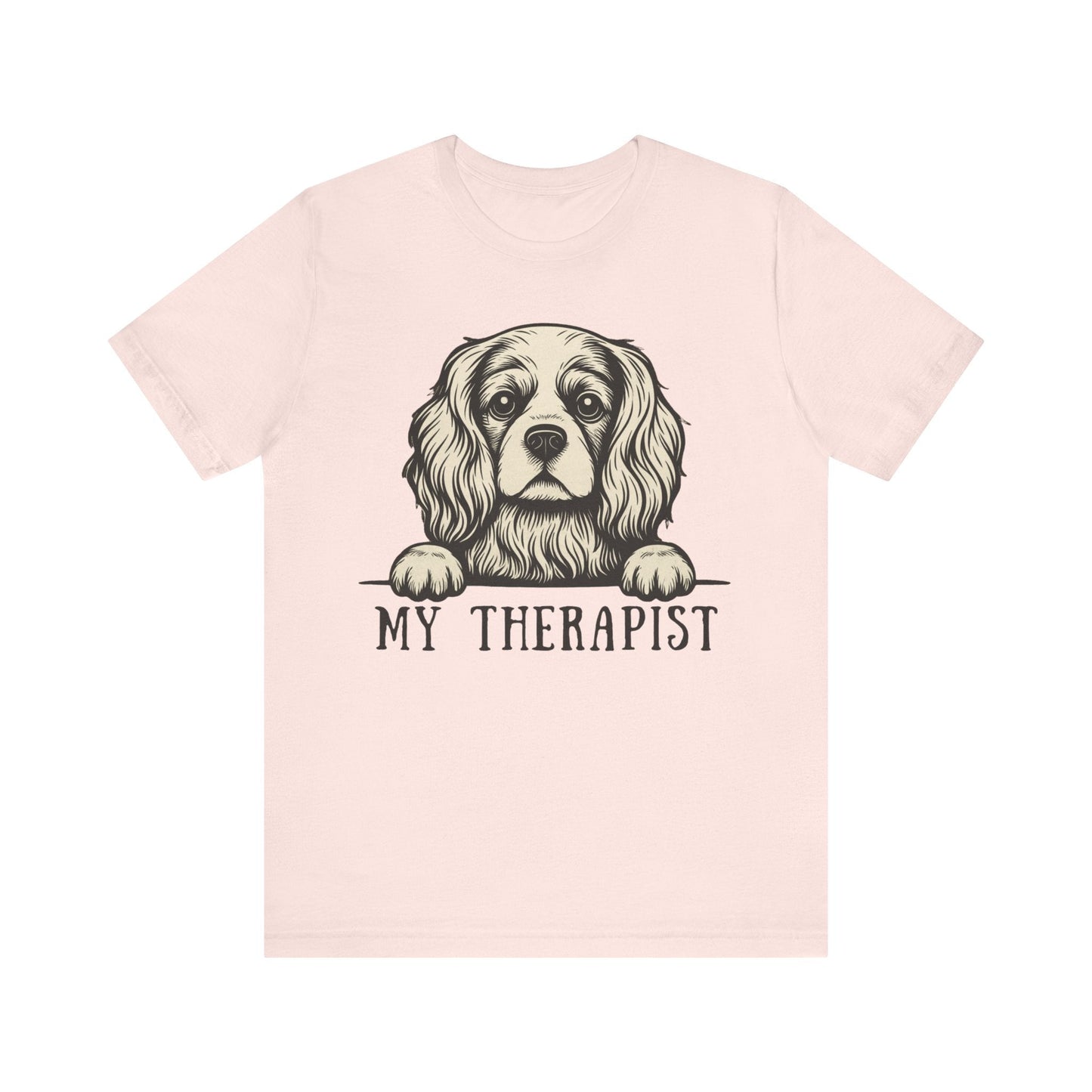 Printify T-Shirt Cavalier King Charles My Therapist TShirt