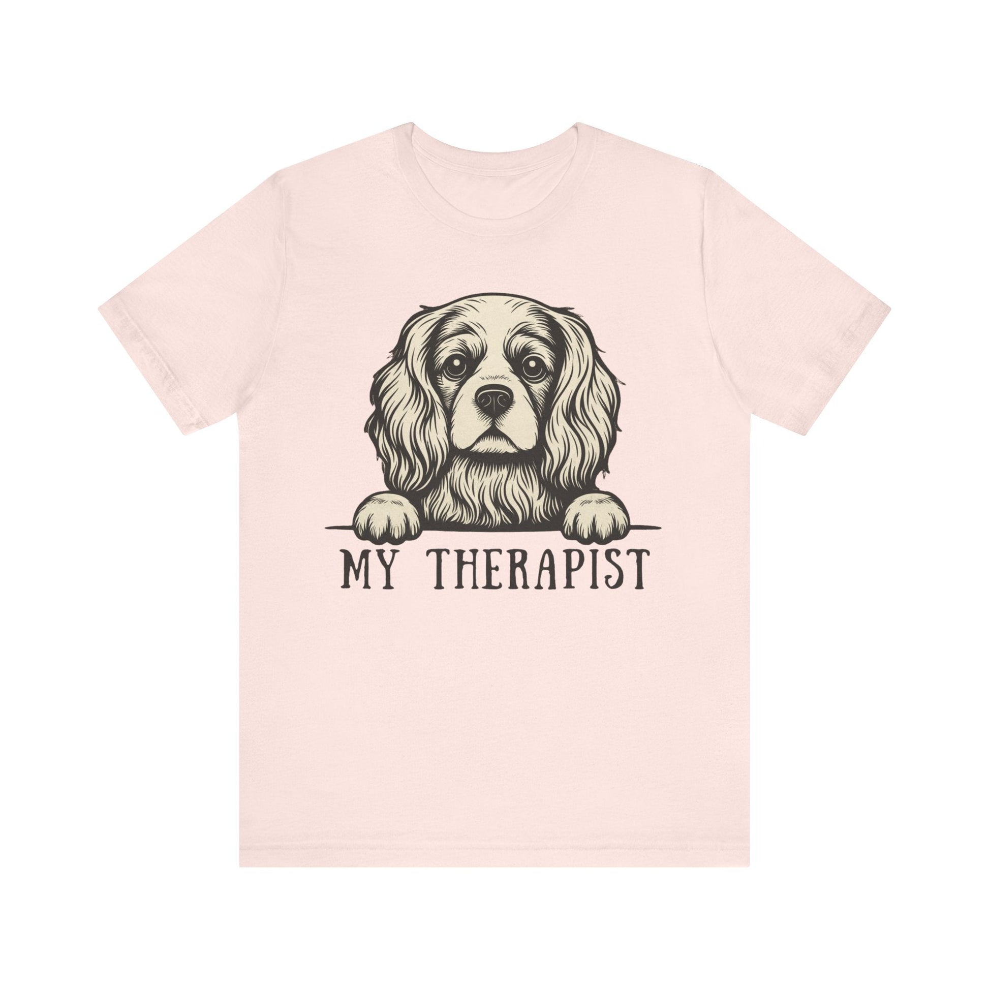 Printify T-Shirt Cavalier King Charles My Therapist TShirt