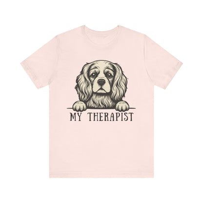 Printify T-Shirt Cavalier King Charles My Therapist TShirt