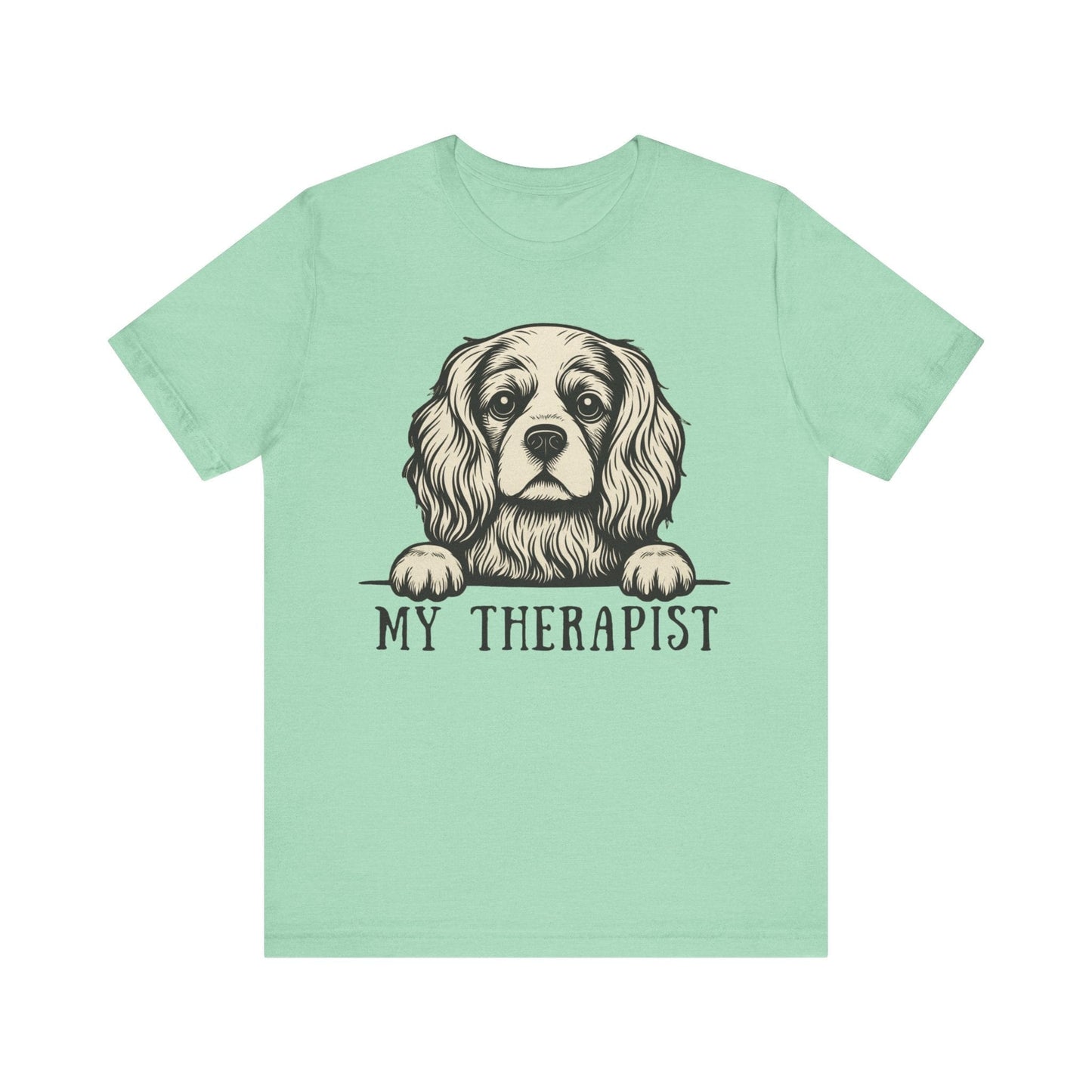 Printify T-Shirt Cavalier King Charles My Therapist TShirt