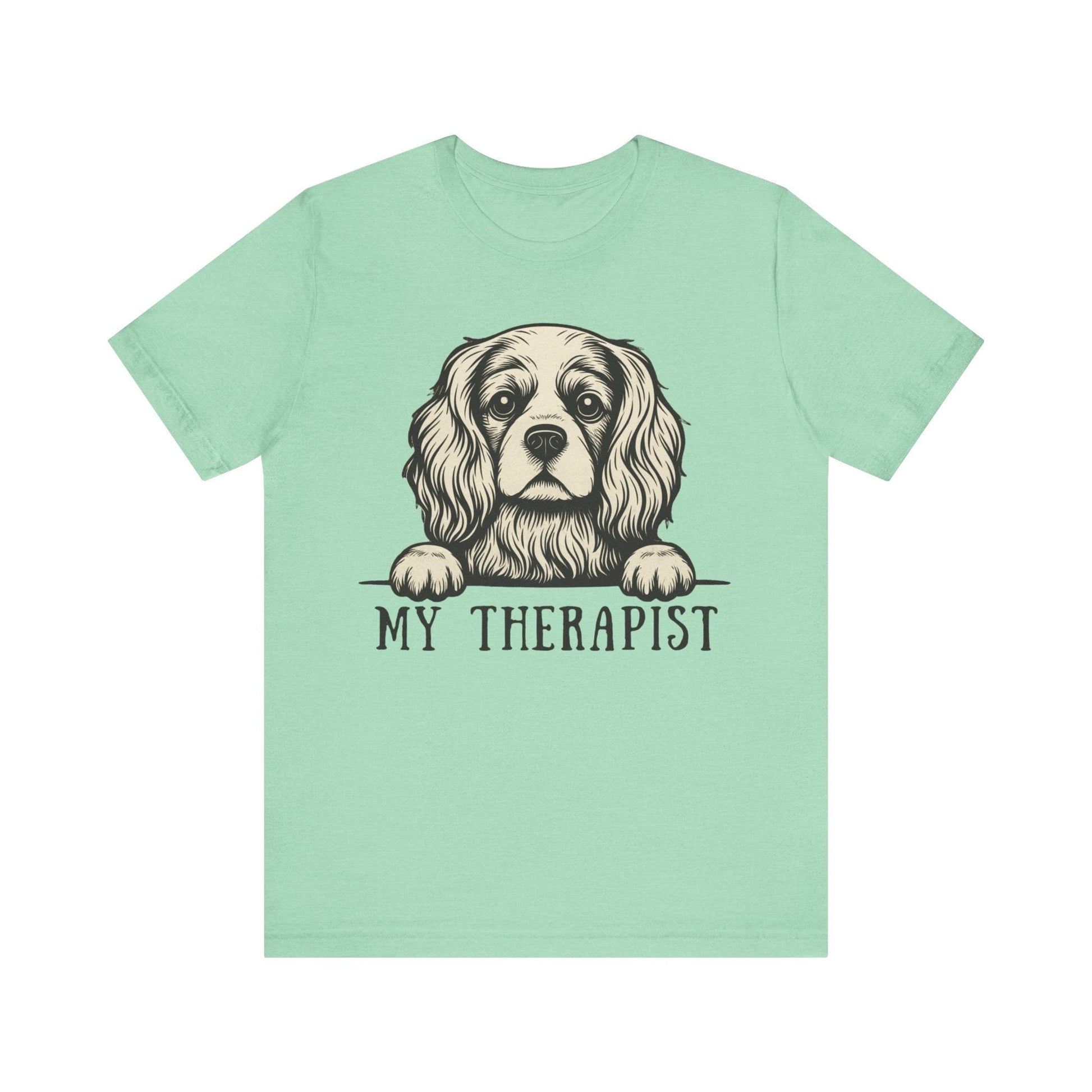 Printify T-Shirt Cavalier King Charles My Therapist TShirt