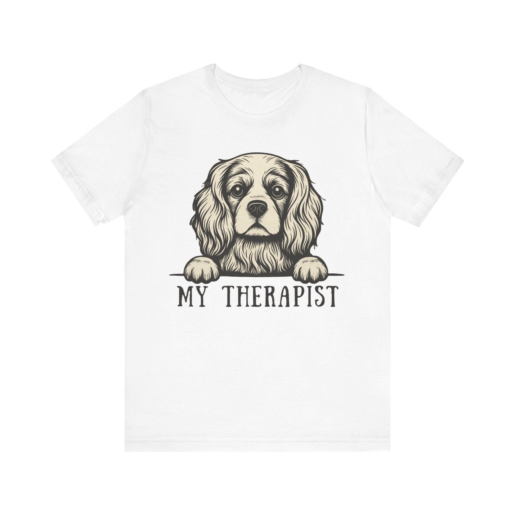 Printify T-Shirt Cavalier King Charles My Therapist TShirt