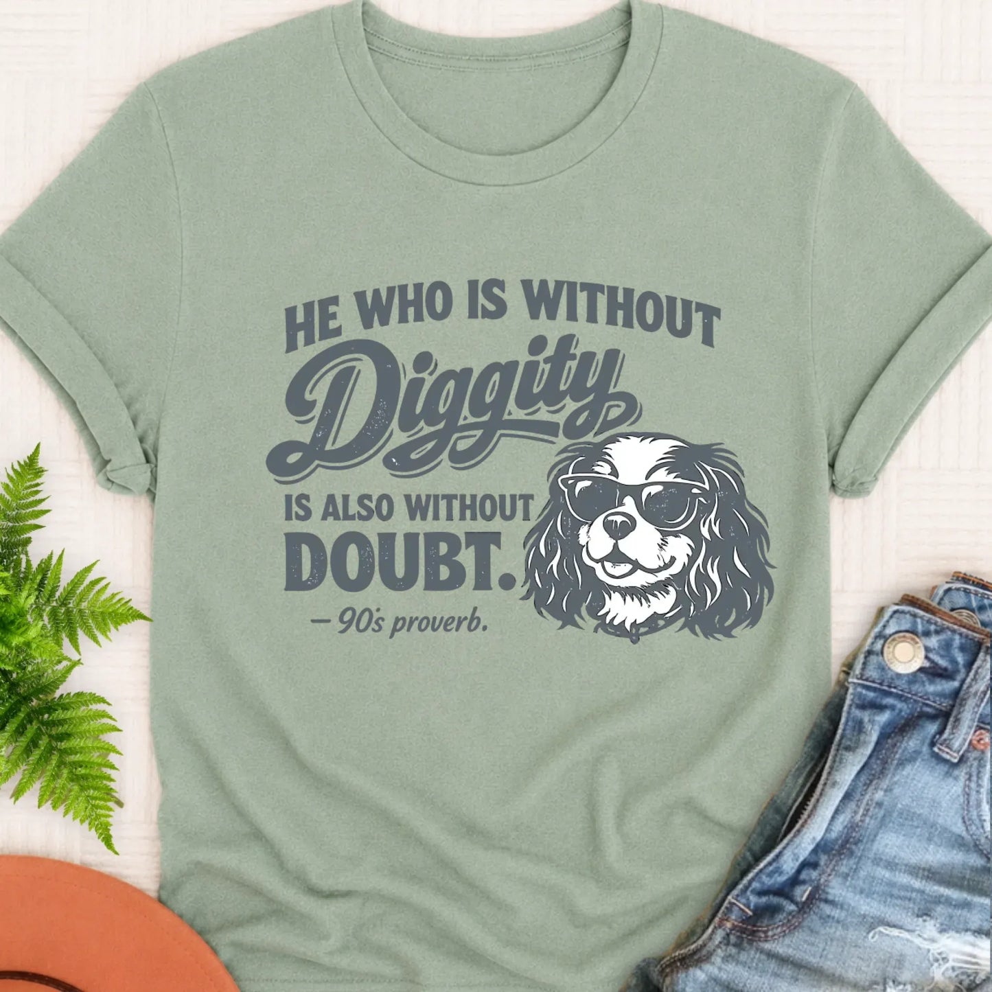 T-Shirt Bay / S Cavalier King Charles No Doubt Unisex TShirt