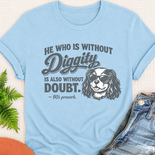 Cavalier King Charles No Doubt Unisex TShirt Chambray