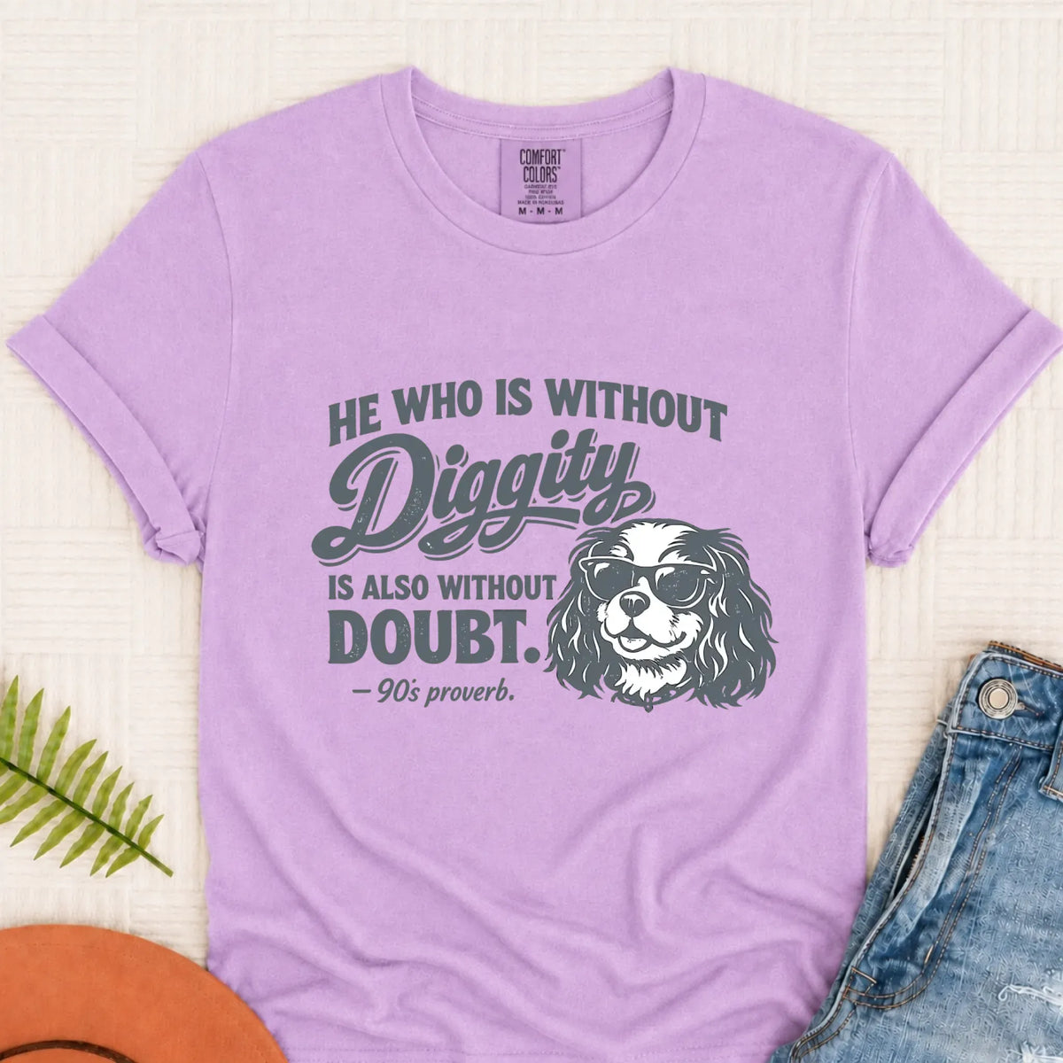 Cavalier King Charles No Doubt Unisex TShirt Orchid