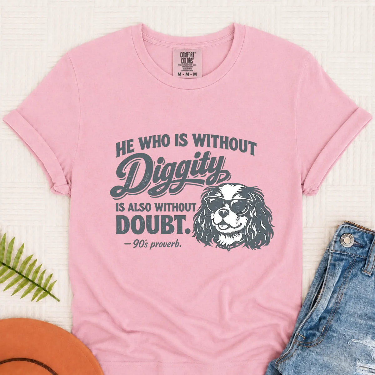 Cavalier King Charles No Doubt Unisex TShirt Blossom