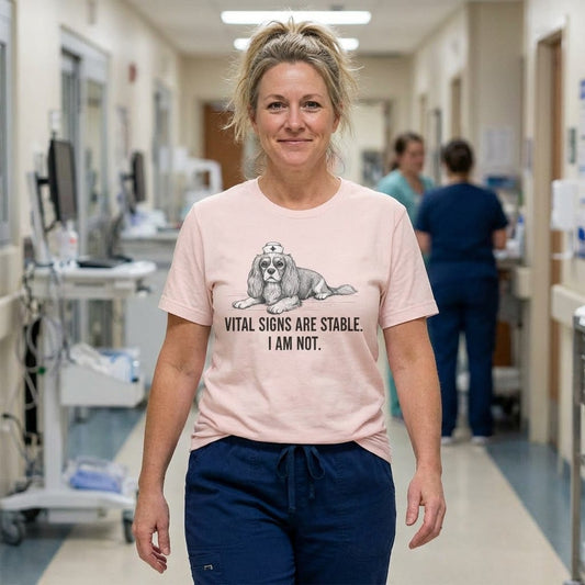 Cavalier Nurse Funny Unisex TShirt
