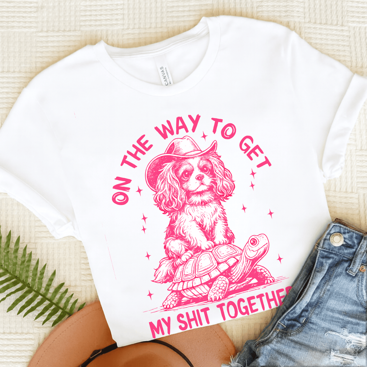 Cavalier On the Way Unisex TShirt White