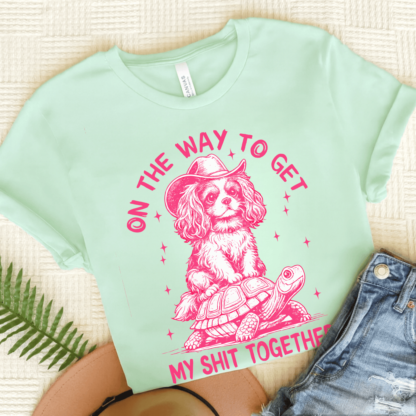 Cavalier On the Way Unisex TShirt Heather Mint