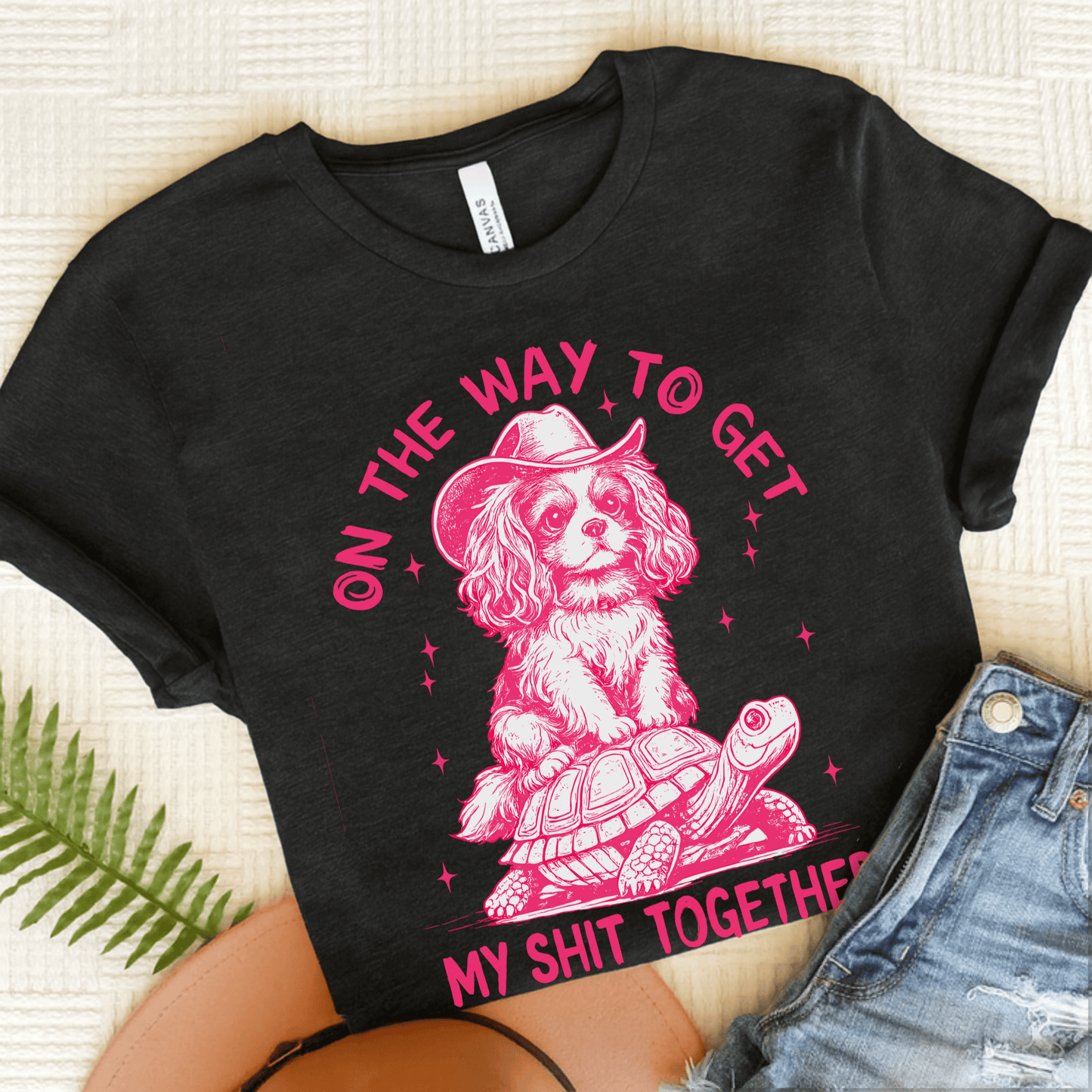 Cavalier On the Way Unisex TShirt Dark Grey Heather