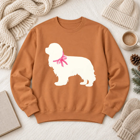 Cavalier King Charles Silhouette Unisex Sweatshirt Yam