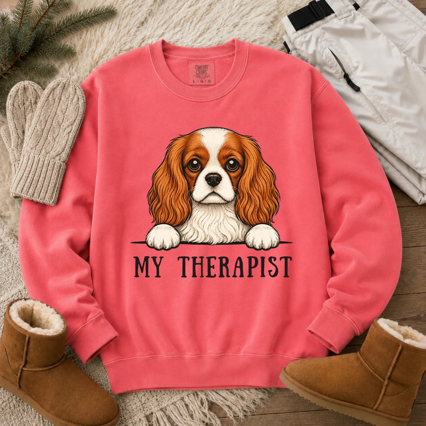 Sweatshirt Watermelon / S Cavalier King Charles Therapist Unisex Sweatshirt