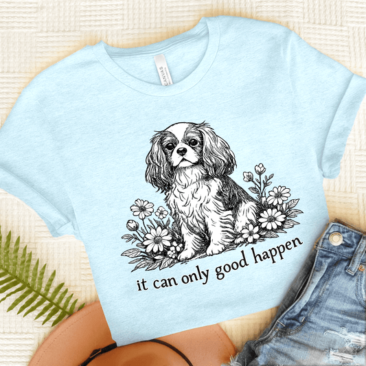 Cavalier Political Gardening Unisex TShirt Heather Ice Blue