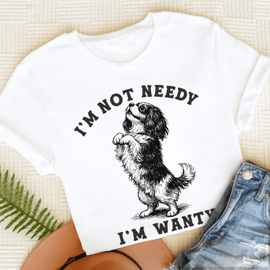 Cavalier King Charles Wanty Unisex TShirt White
