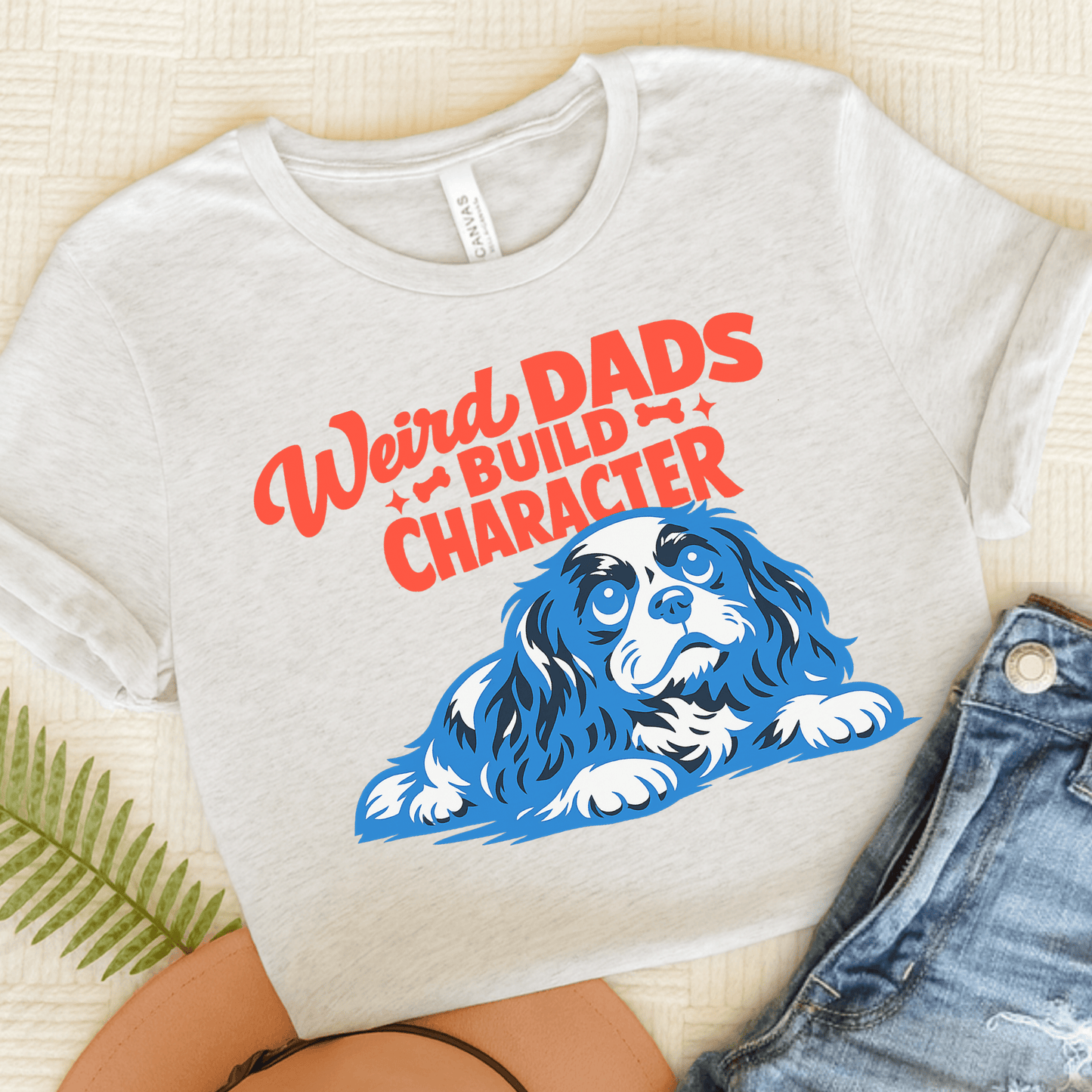 Cavalier Weird Dads Unisex TShirt Ash