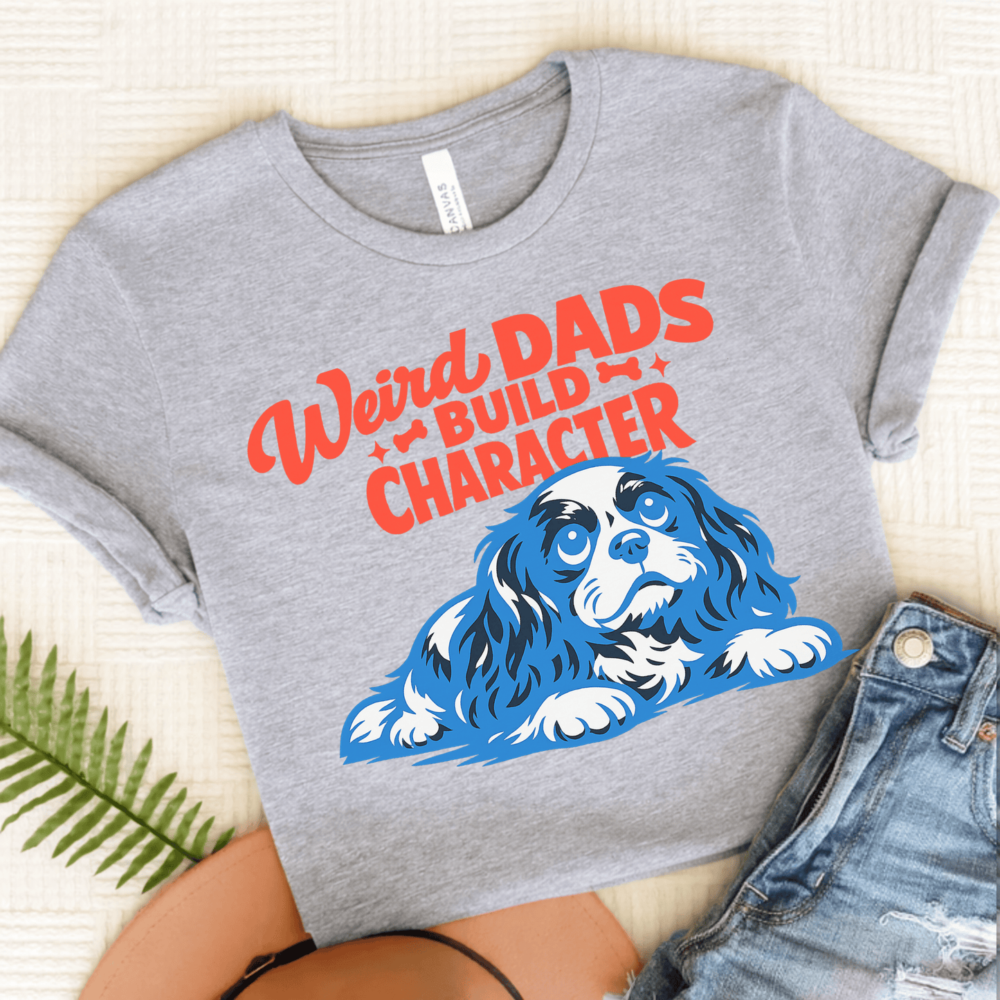 Cavalier Weird Dads Unisex TShirt Athletic Heather