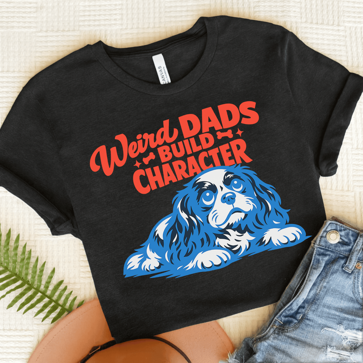Cavalier Weird Dads Unisex TShirt Dark Grey Heather