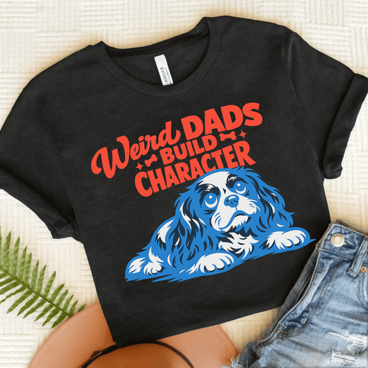 Cavalier Weird Dads Unisex TShirt Dark Grey Heather