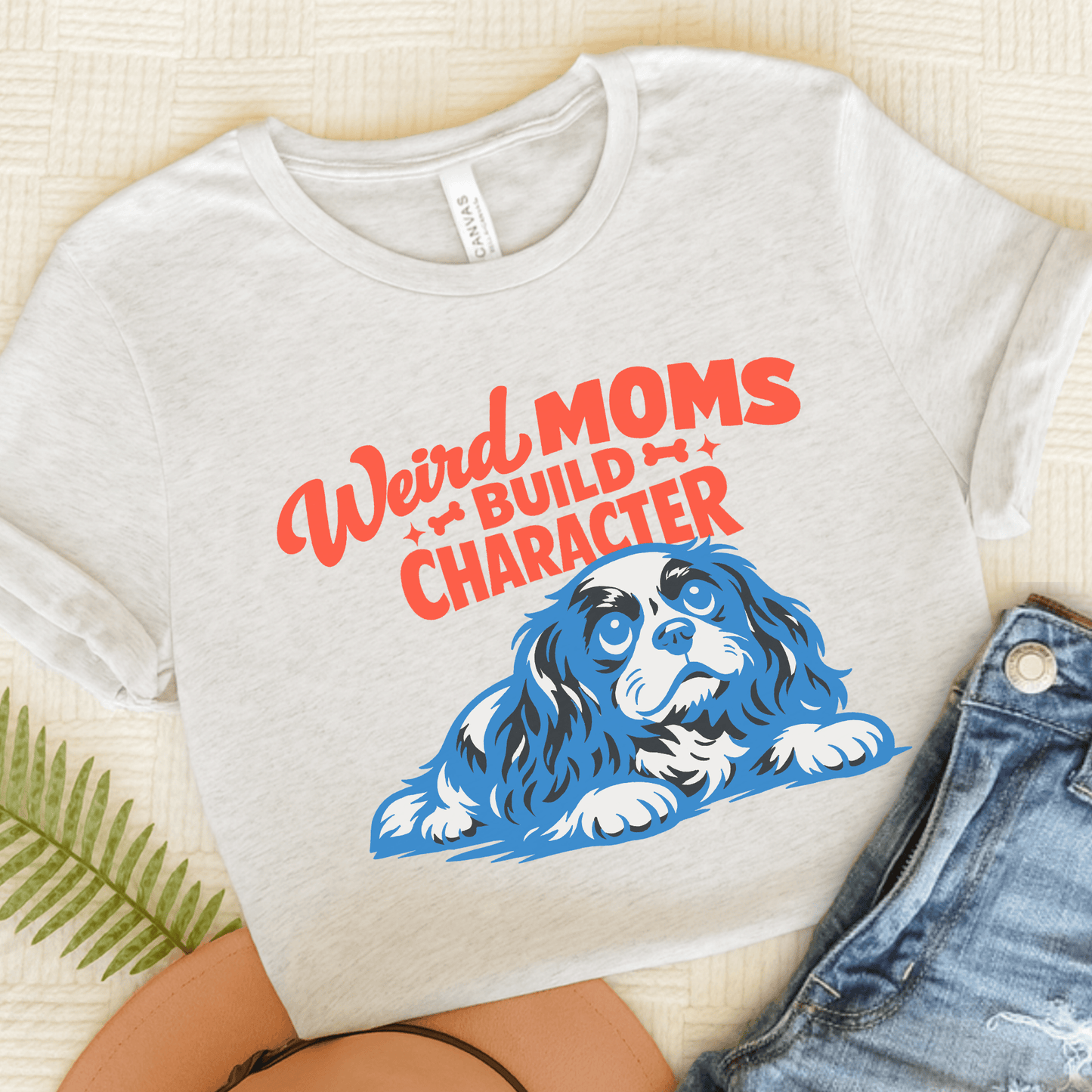 Cavalier Weird Moms Unisex TShirt Ash