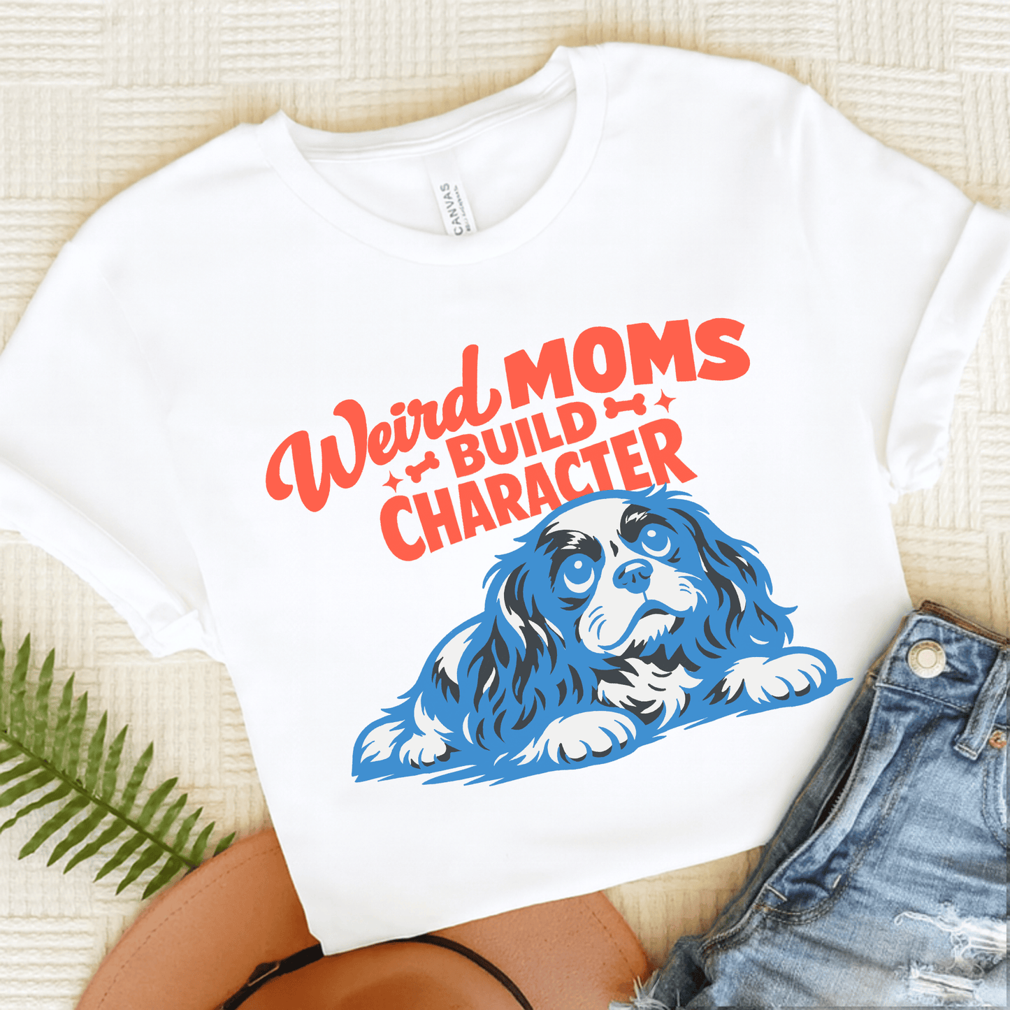 Cavalier Weird Moms Unisex TShirt White