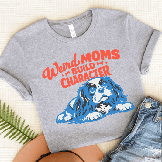 Cavalier Weird Moms Unisex TShirt Athletic Heather