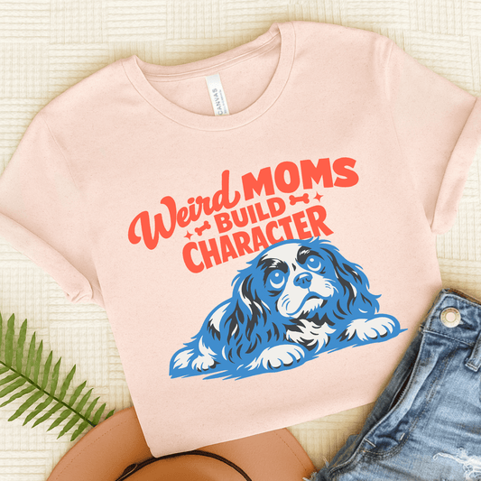 Cavalier Weird Moms Unisex TShirt Soft Pink