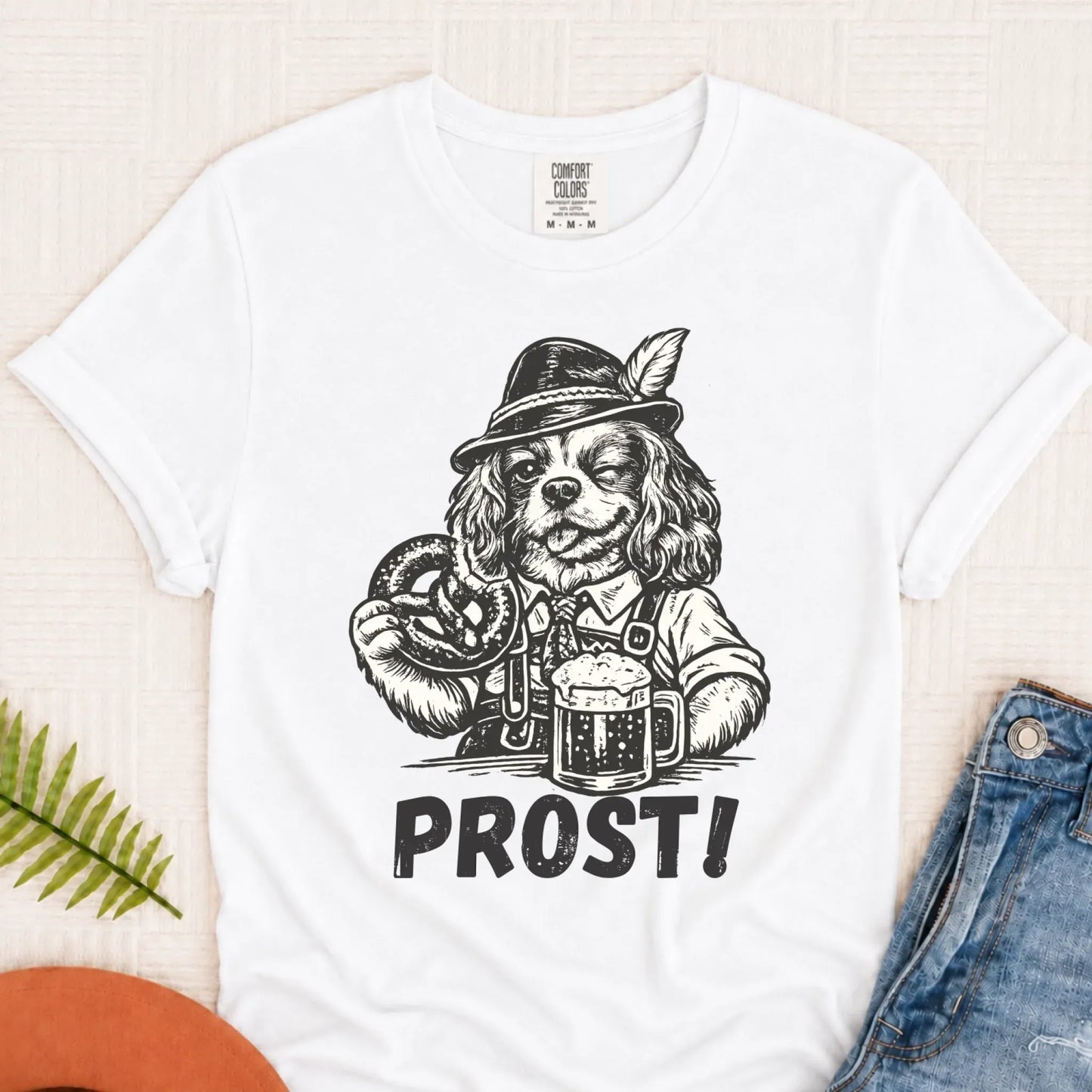 Cavalier King Germany Oktoberfest Unisex TShirt White