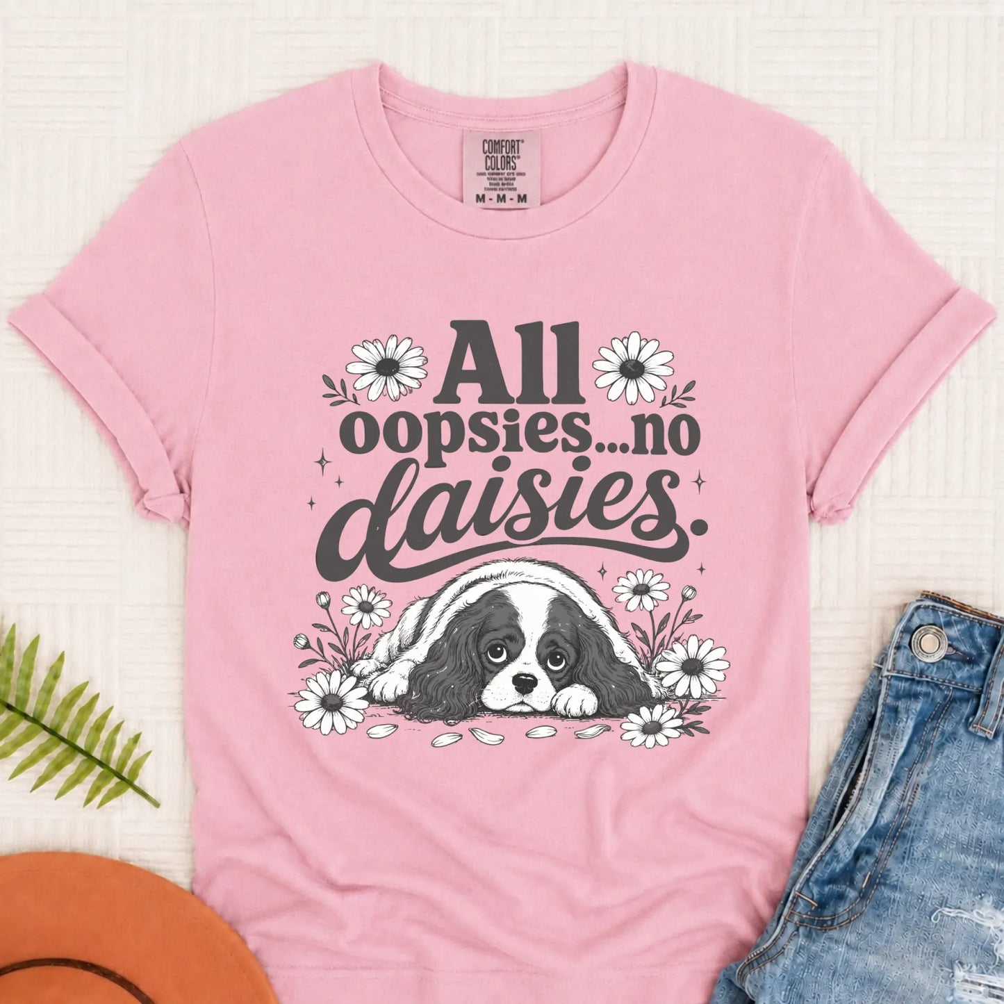 T-Shirt Blossom / S Cavalier King Oopsie Daisies Unisex TShirt