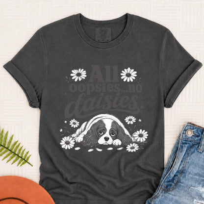 T-Shirt Cavalier King Oopsie Daisies Unisex TShirt