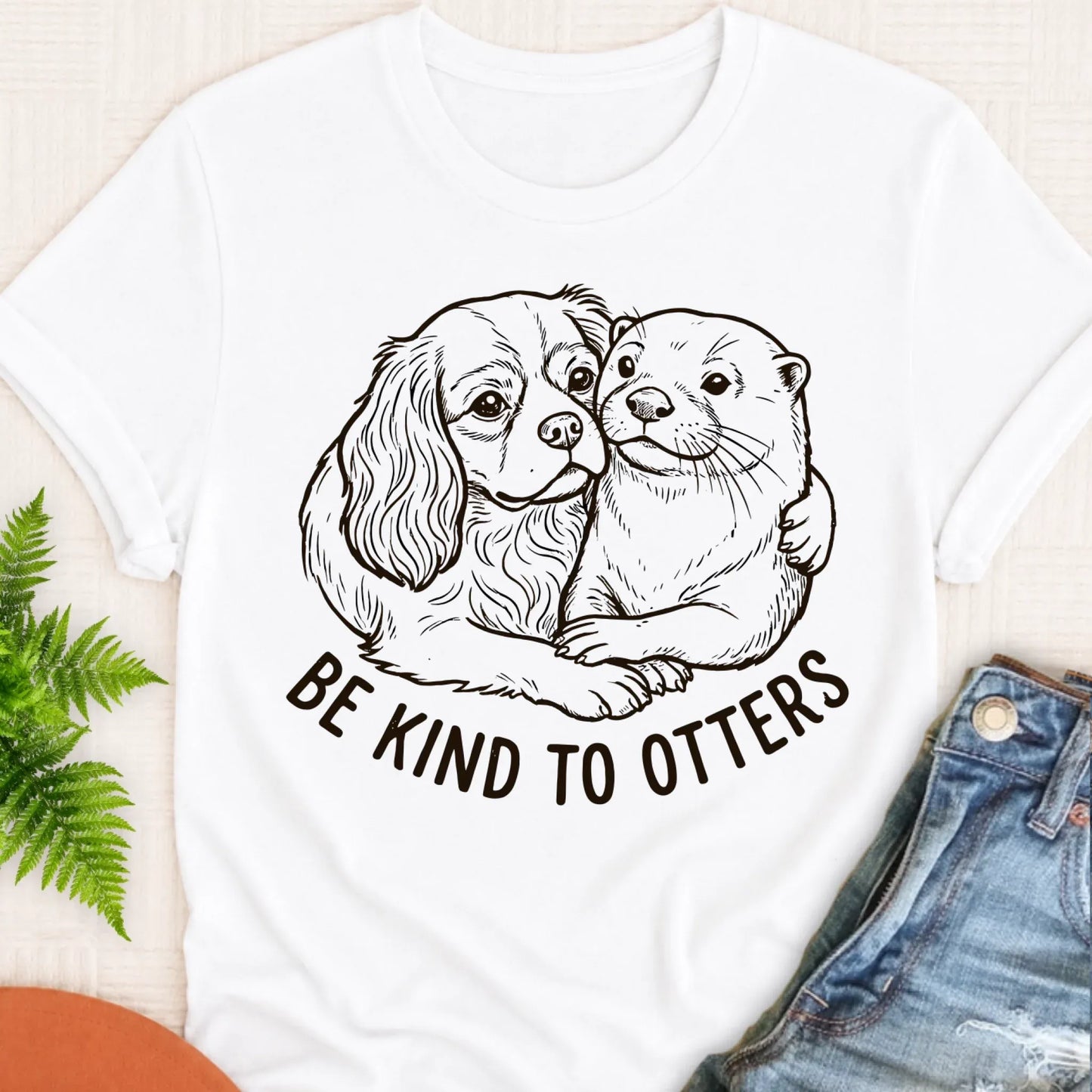 T-Shirt White / S Cavalier King to Otters Unisex TShirt