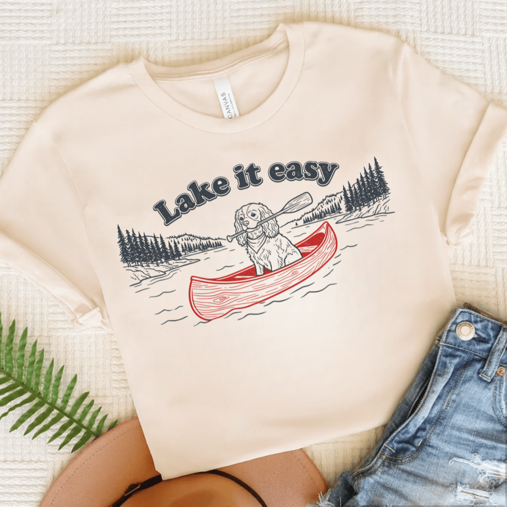 Cavalier Lake It Easy TShirt Natural