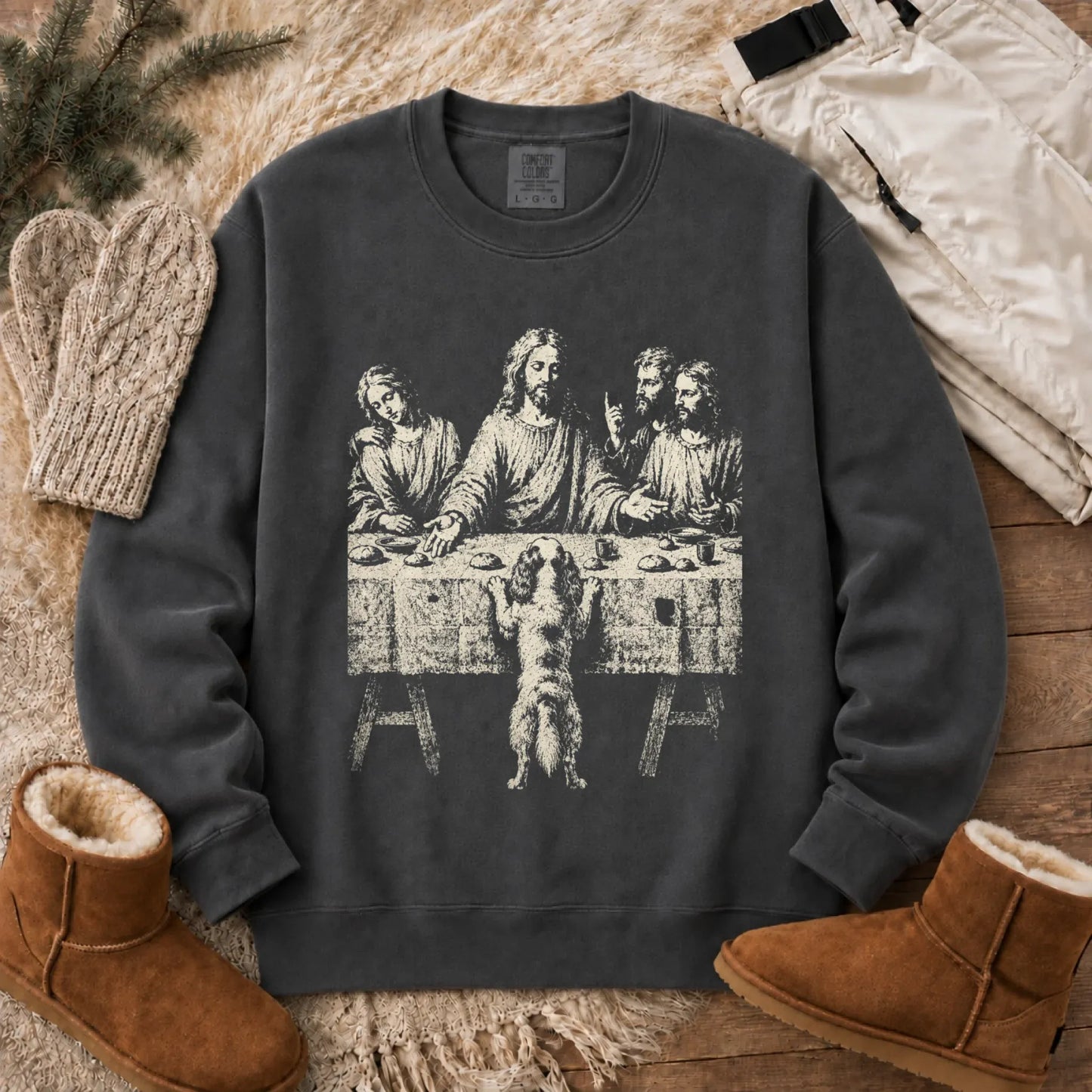 Sweatshirt Pepper / S Cavalier Last Supper Grunge Unisex Tshirt